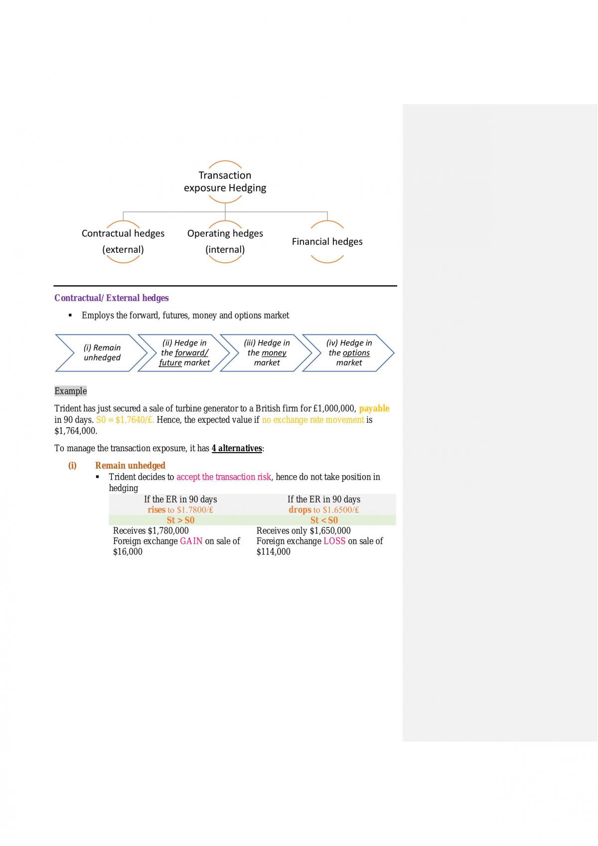 UBFF 4024 Multinational Finance Notes  - Page 47