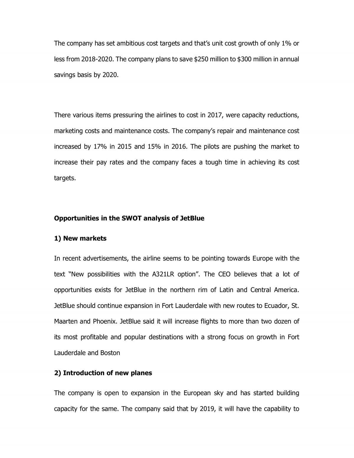 Analysis of Jetblue - Page 25