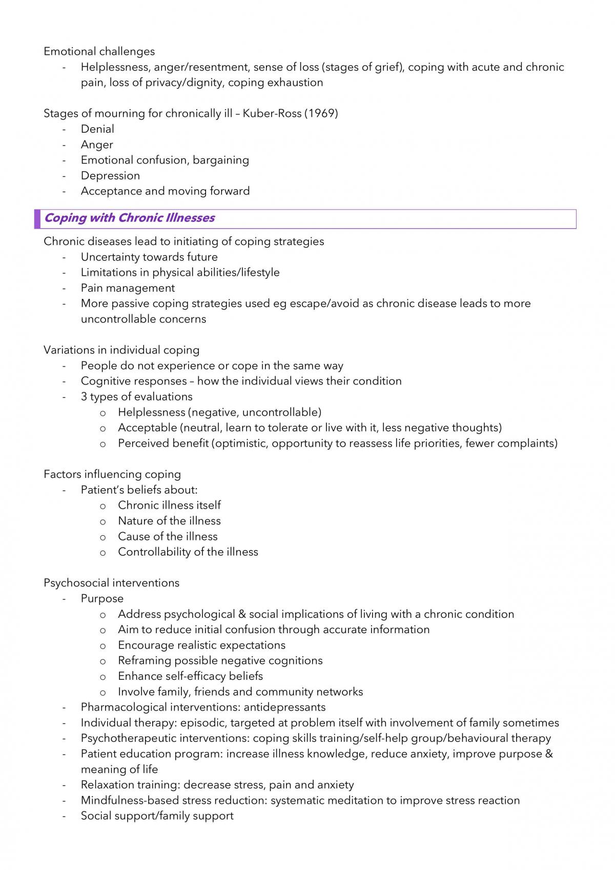 Psychology for Nurses Complete Study Notes - Page 29