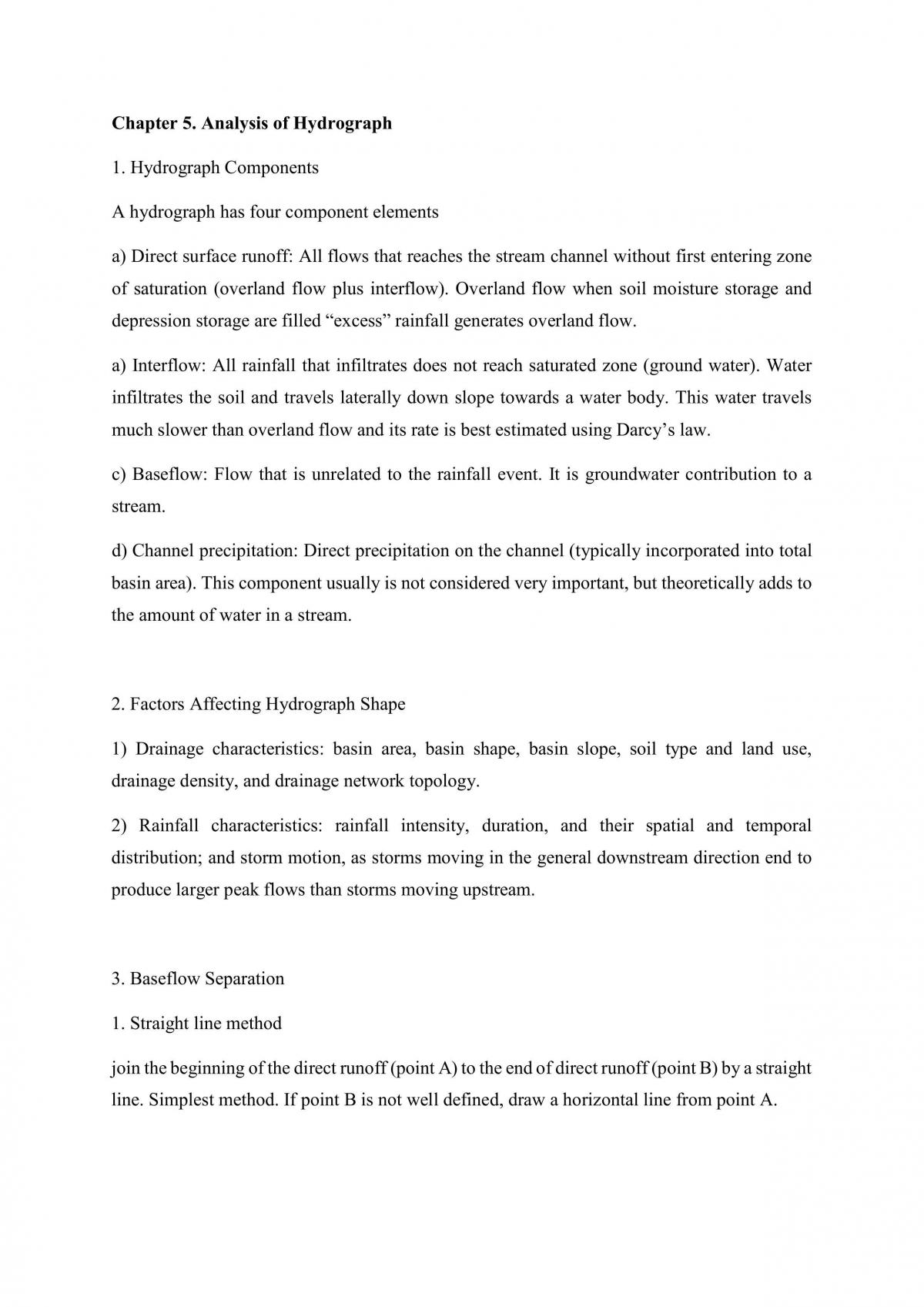 Hydrology Study Notes - Page 15