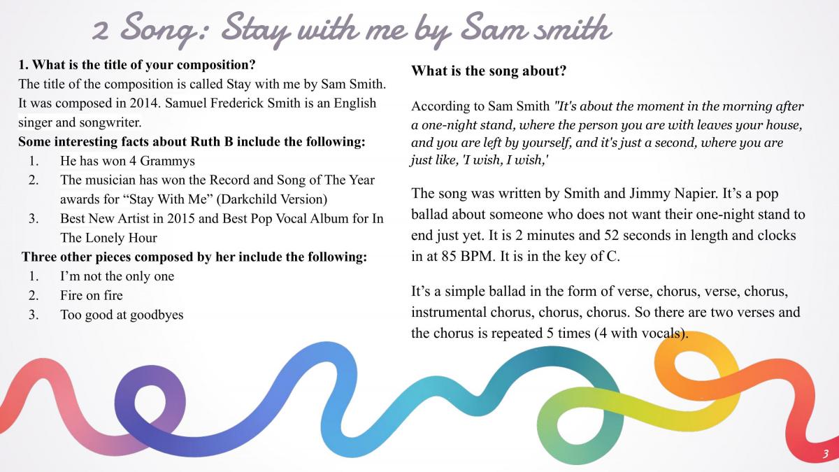 Song Analysis  - Page 3