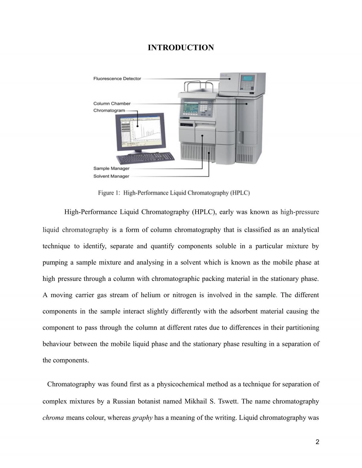High Performance Liquid Chromatography (HPLC) - Page 3