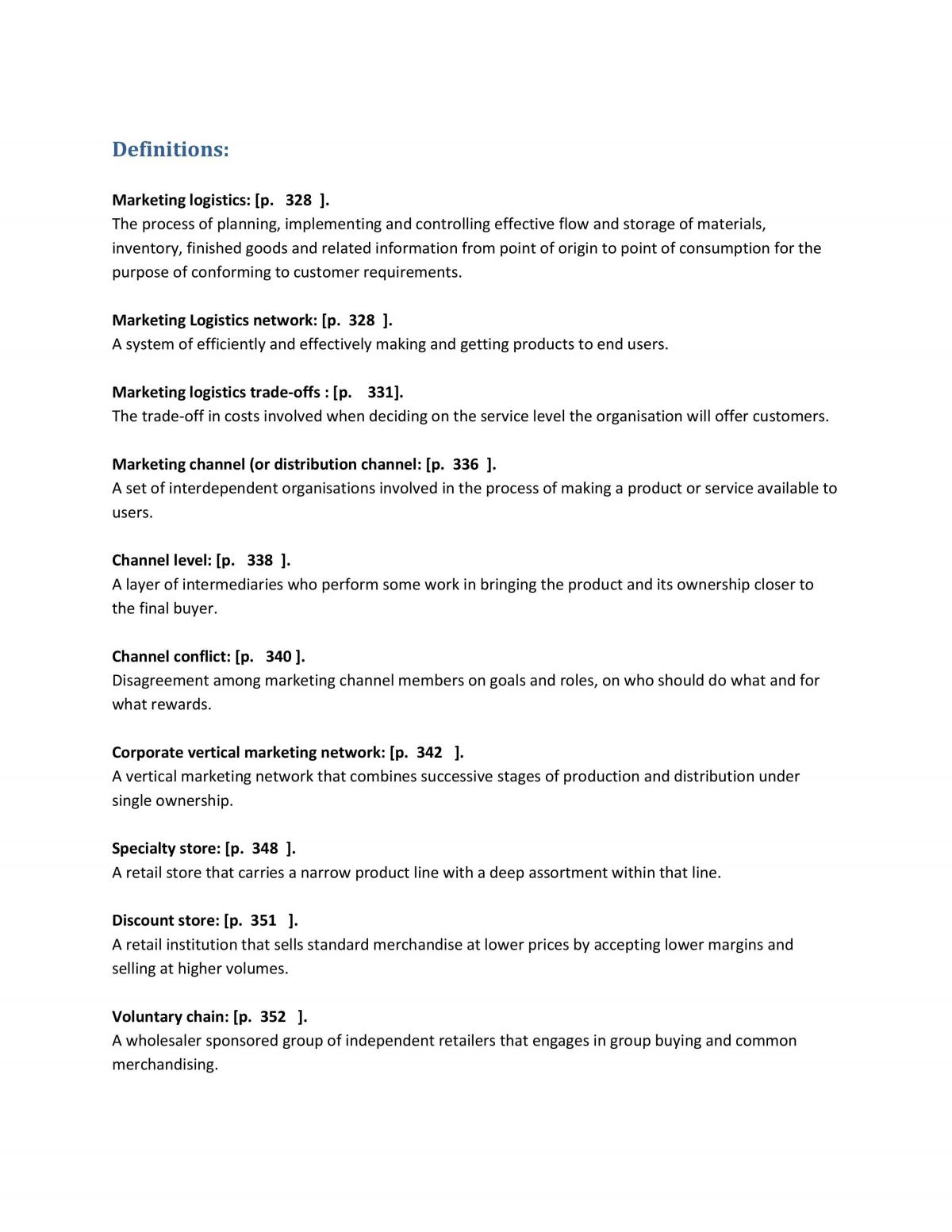 Marketing Management Summary Notes - Page 26