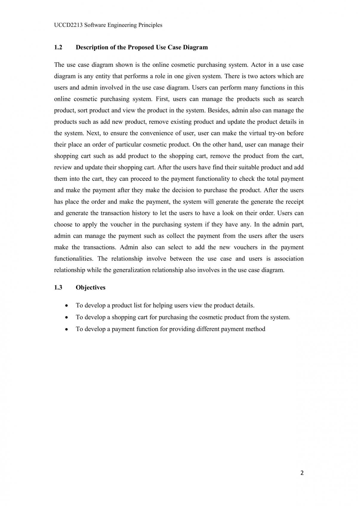 Online Cosmetic Purchasing System - Page 3