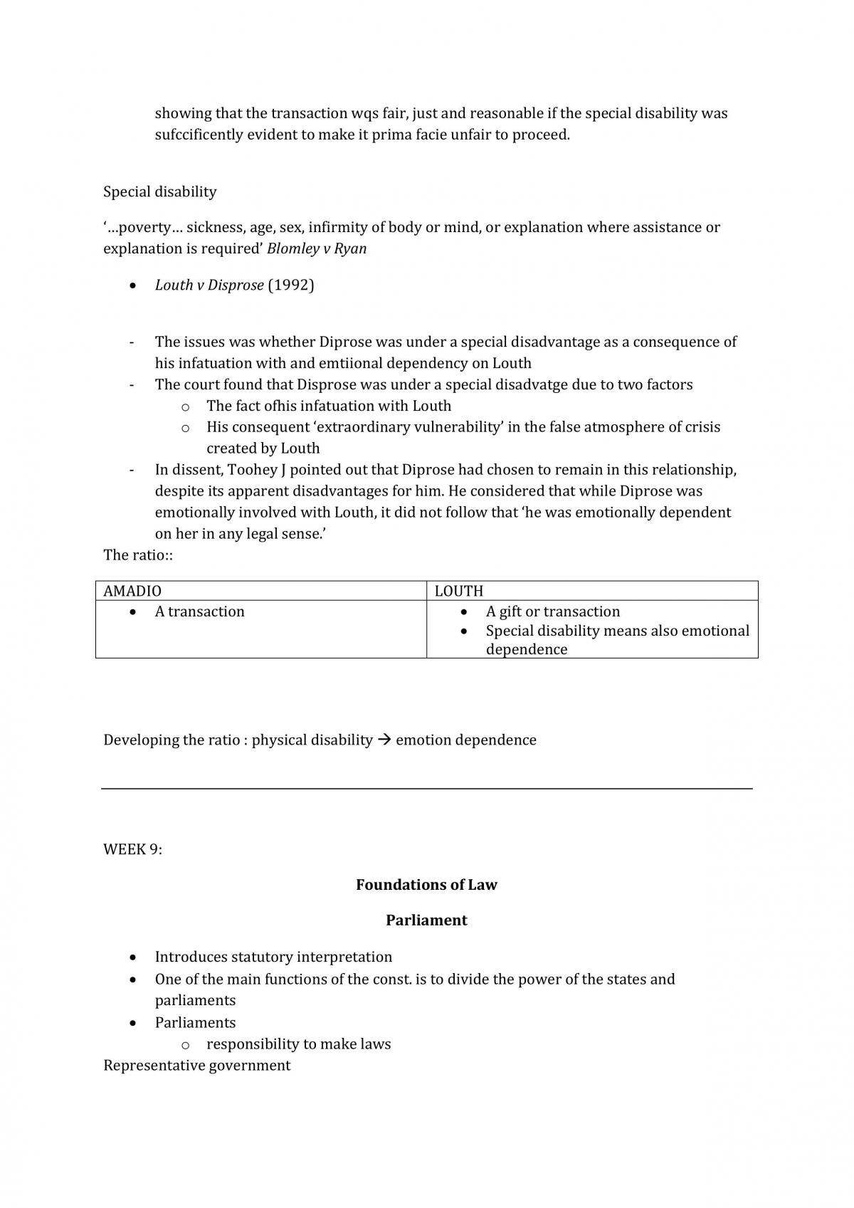 Foundations of Law Week by Week Summary - Page 15