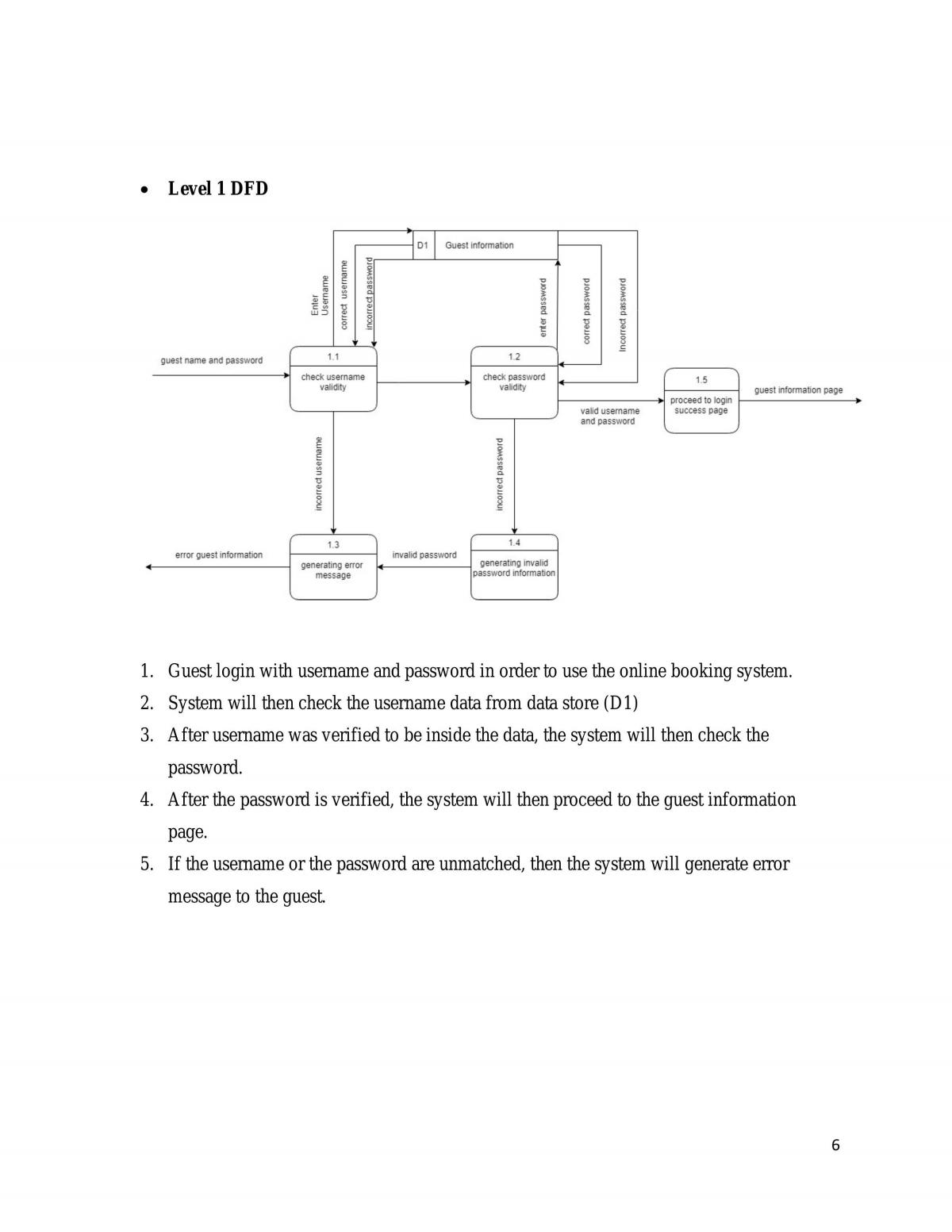 Report proposing improvements for a small system - Page 6