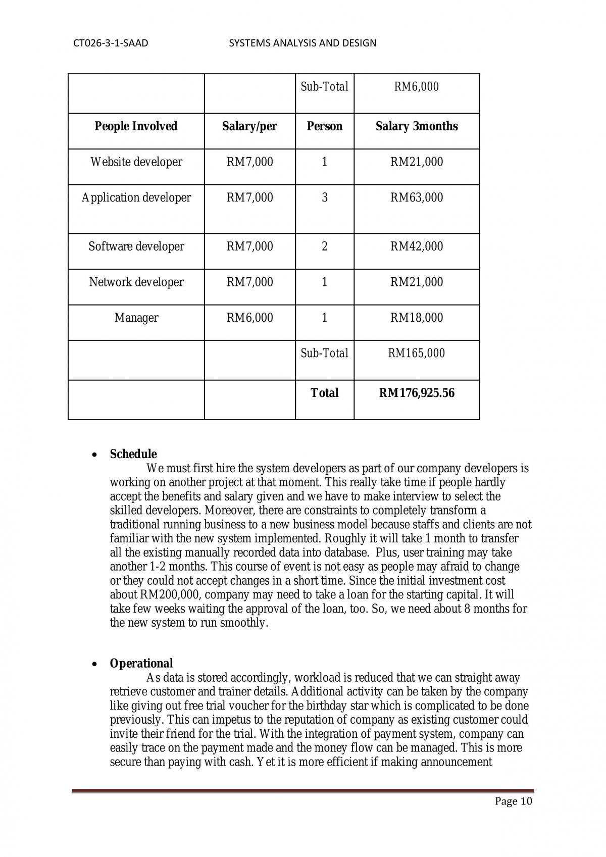 Design a new management system - Page 10