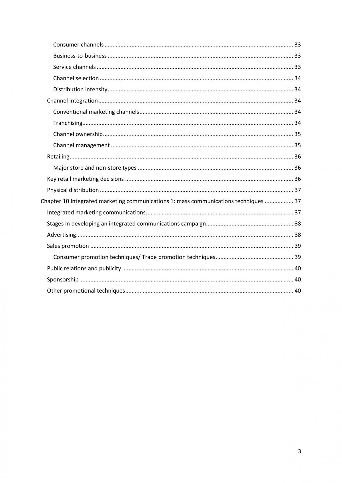 Marketing Summary - Page 3