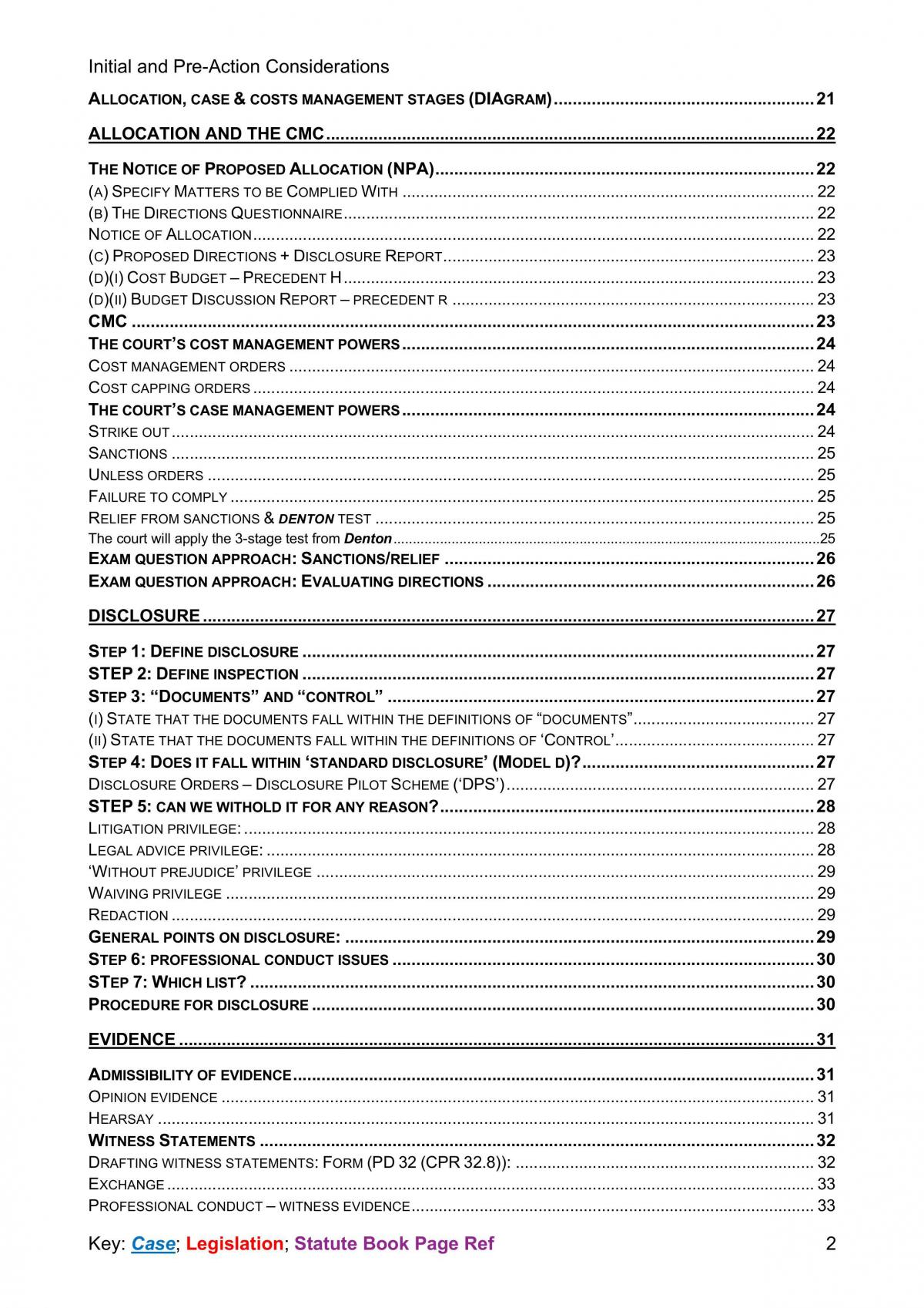 Complete Civil Litigation Exam Notes - Page 3