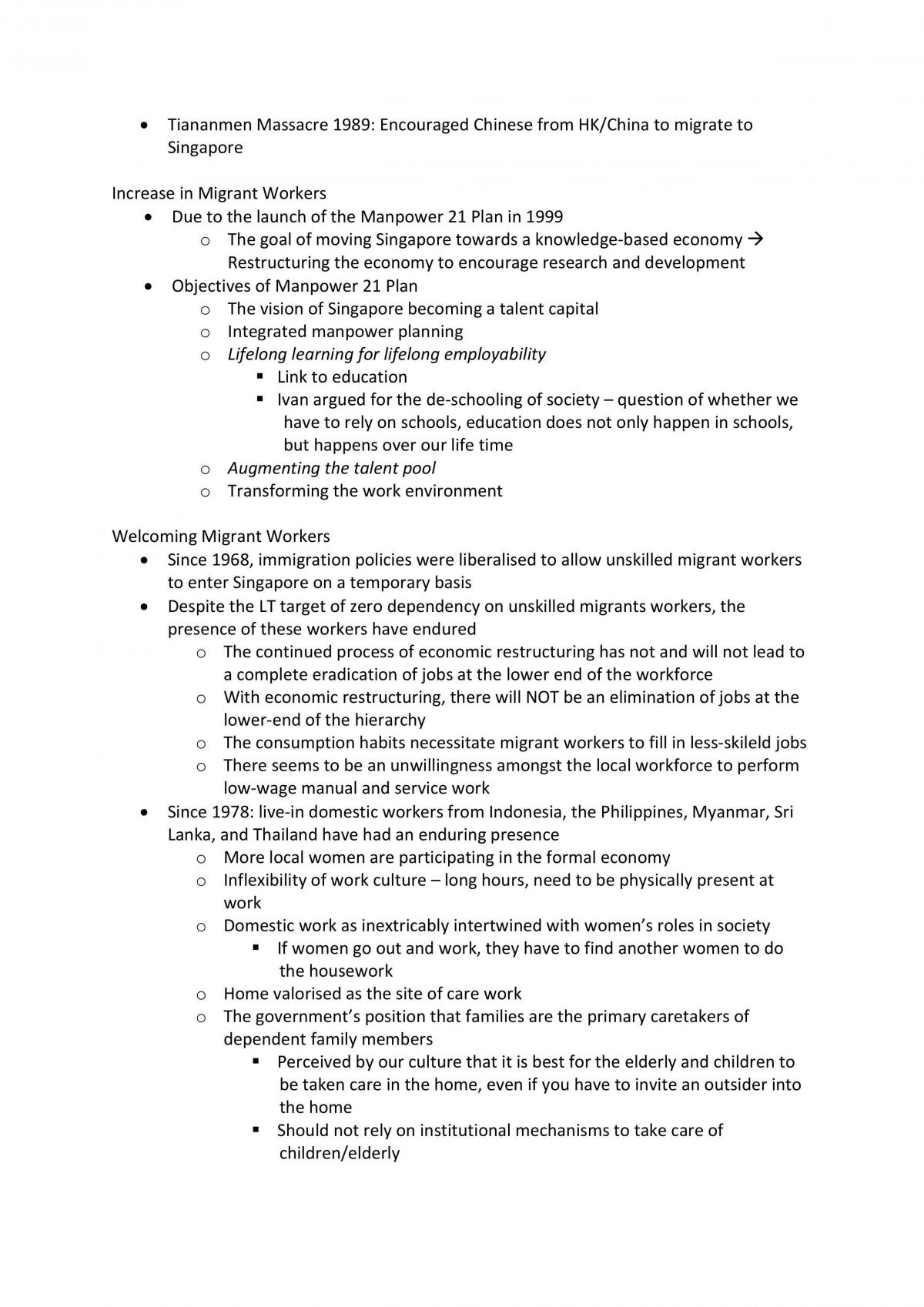 Singapore Summary Notes - Page 63