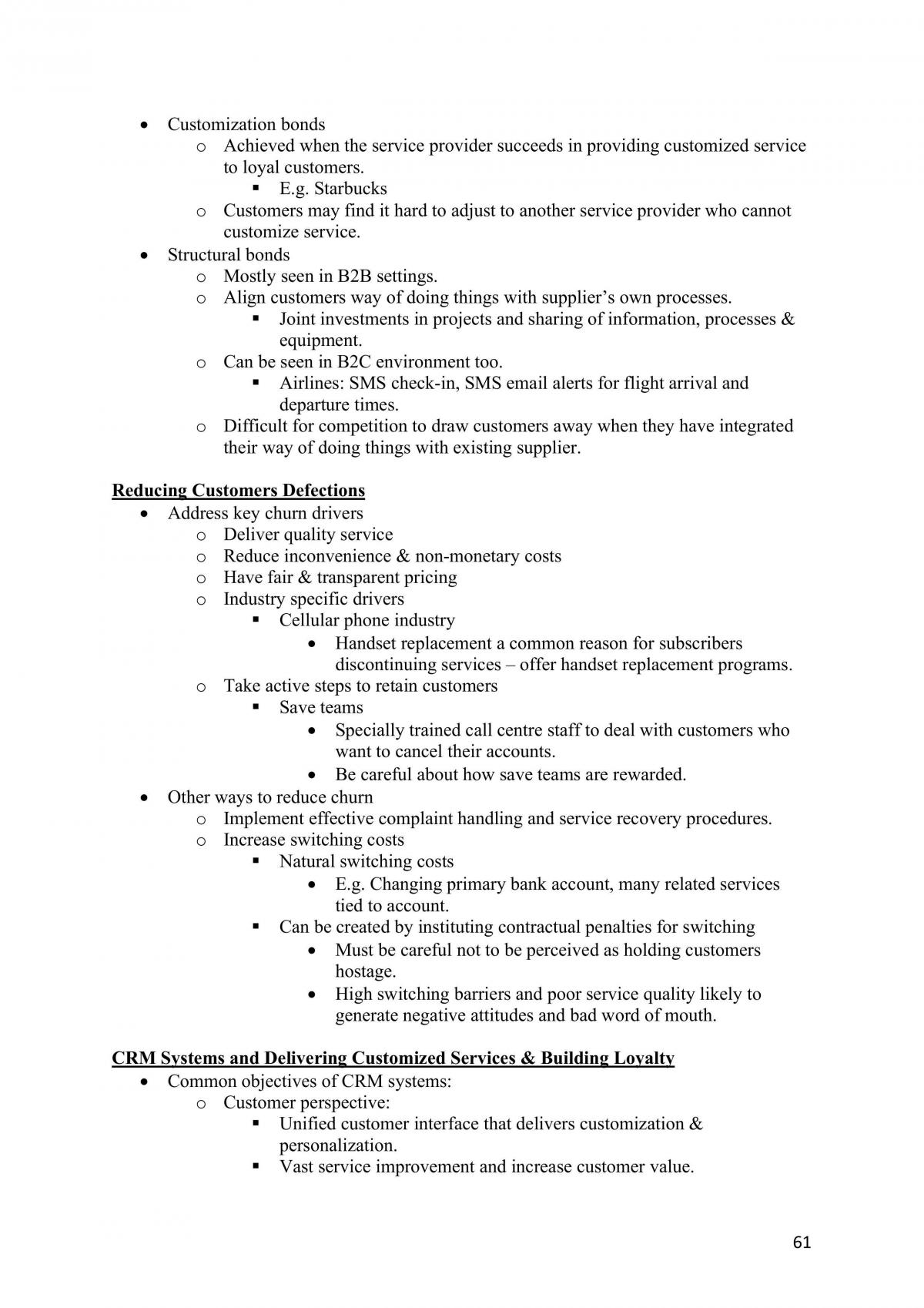 Services Marketing Notes - Page 61