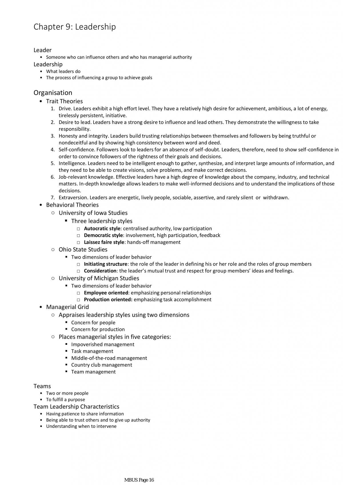 Managing Business Notes - Page 16