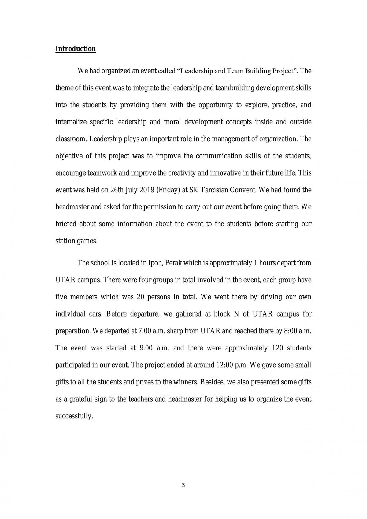 Post Mortem Project Report - Page 3