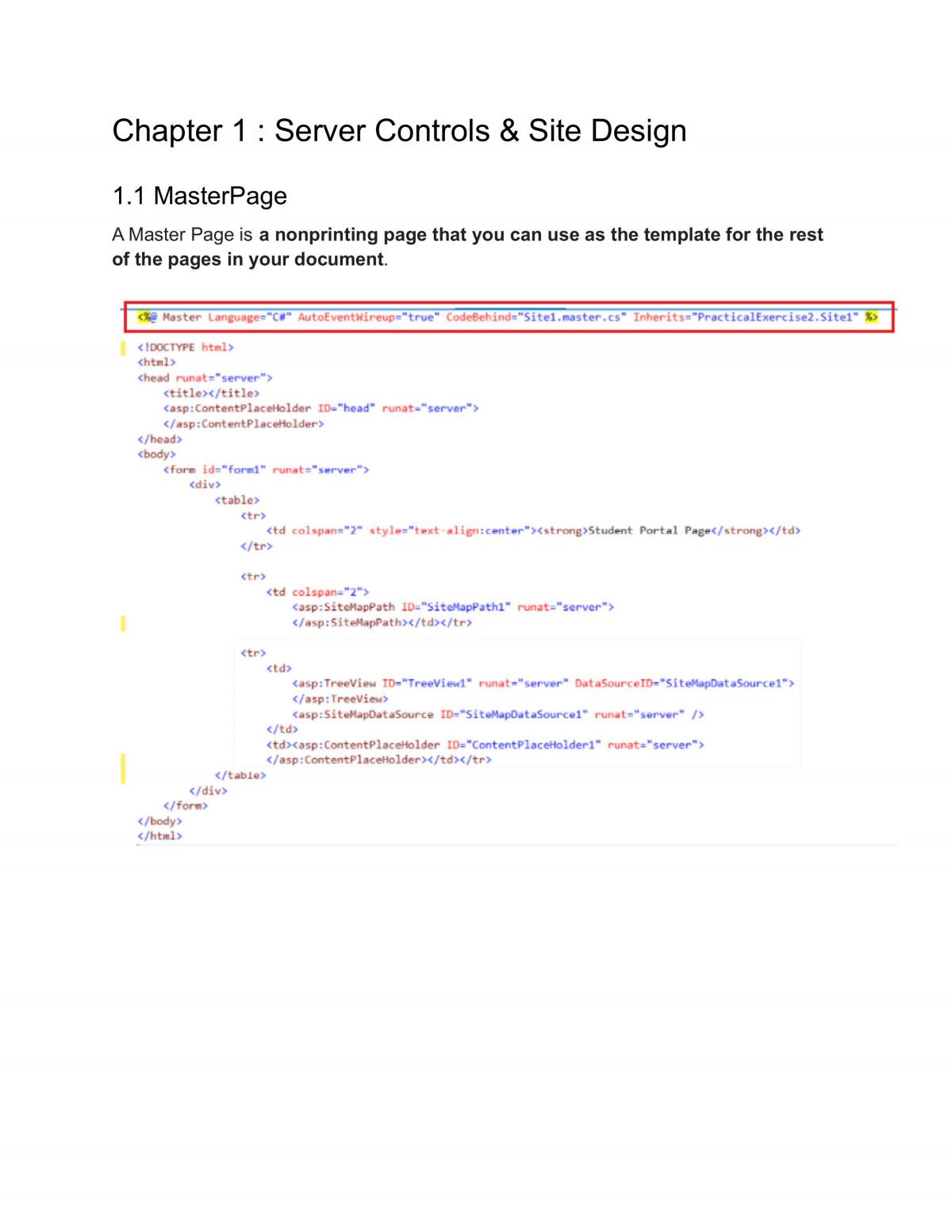 Web Application Development (Code + Explanation + Q&A) - Page 3