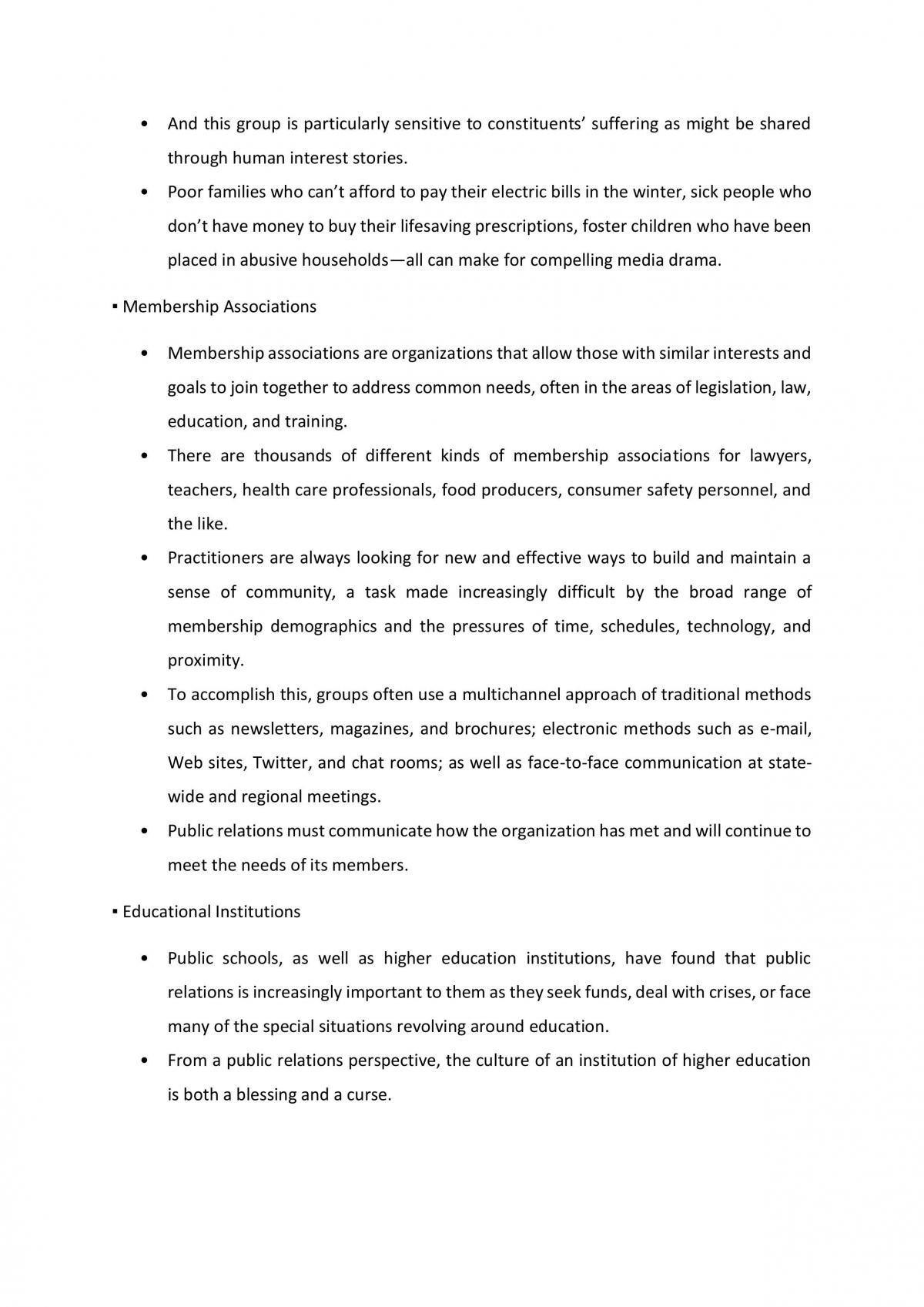 Study notes for Public Relations  - Page 17
