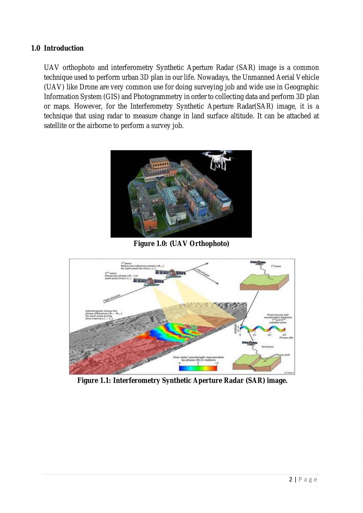 Urban 3D plan using integration of UAV orthophoto and interferometry Synthetic Aperture Radar (SAR) image - Page 3