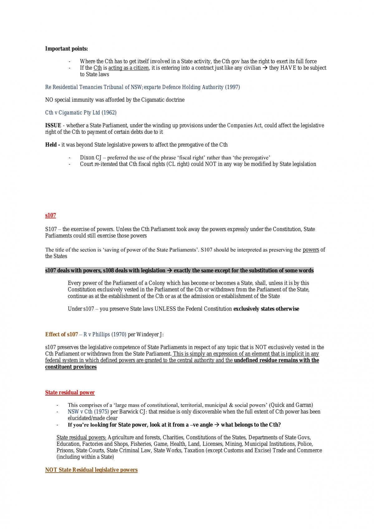 Constitutional Law Notes - Page 79