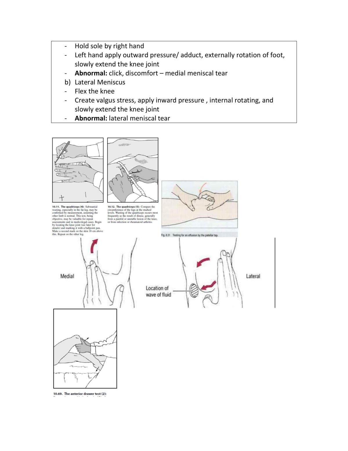 Physical Examination  - Page 18