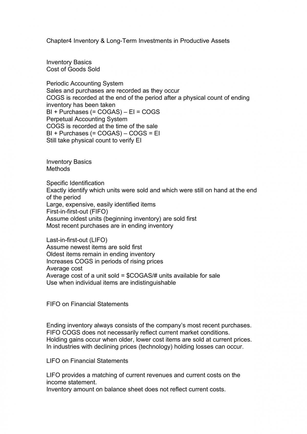Financial Statement Analysis Notes - Page 16