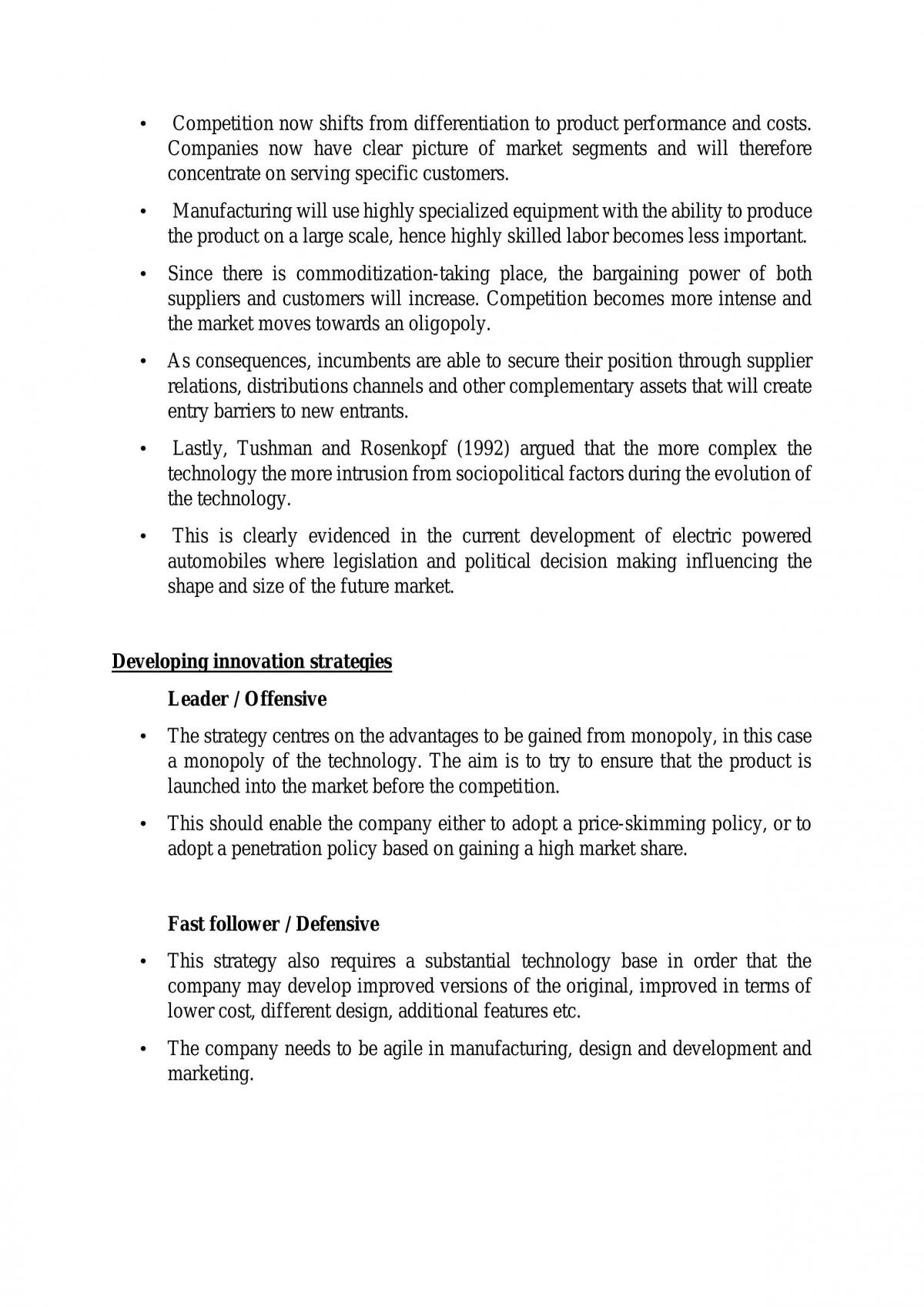 UBTE3023 Managing Innovation Study Notes - Page 49