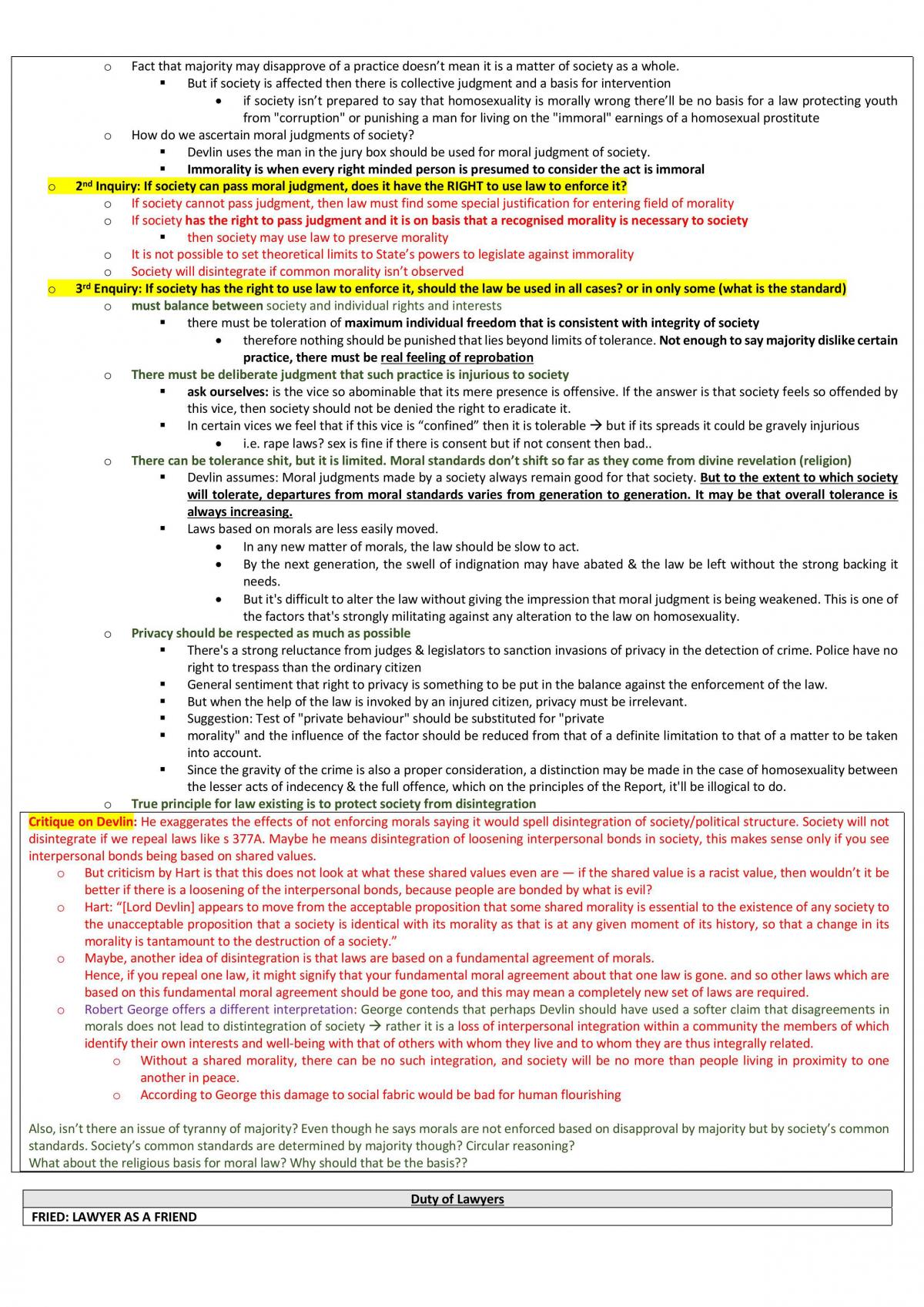 Legal Theory and Philosophy Exam Cheat Sheet - Page 15
