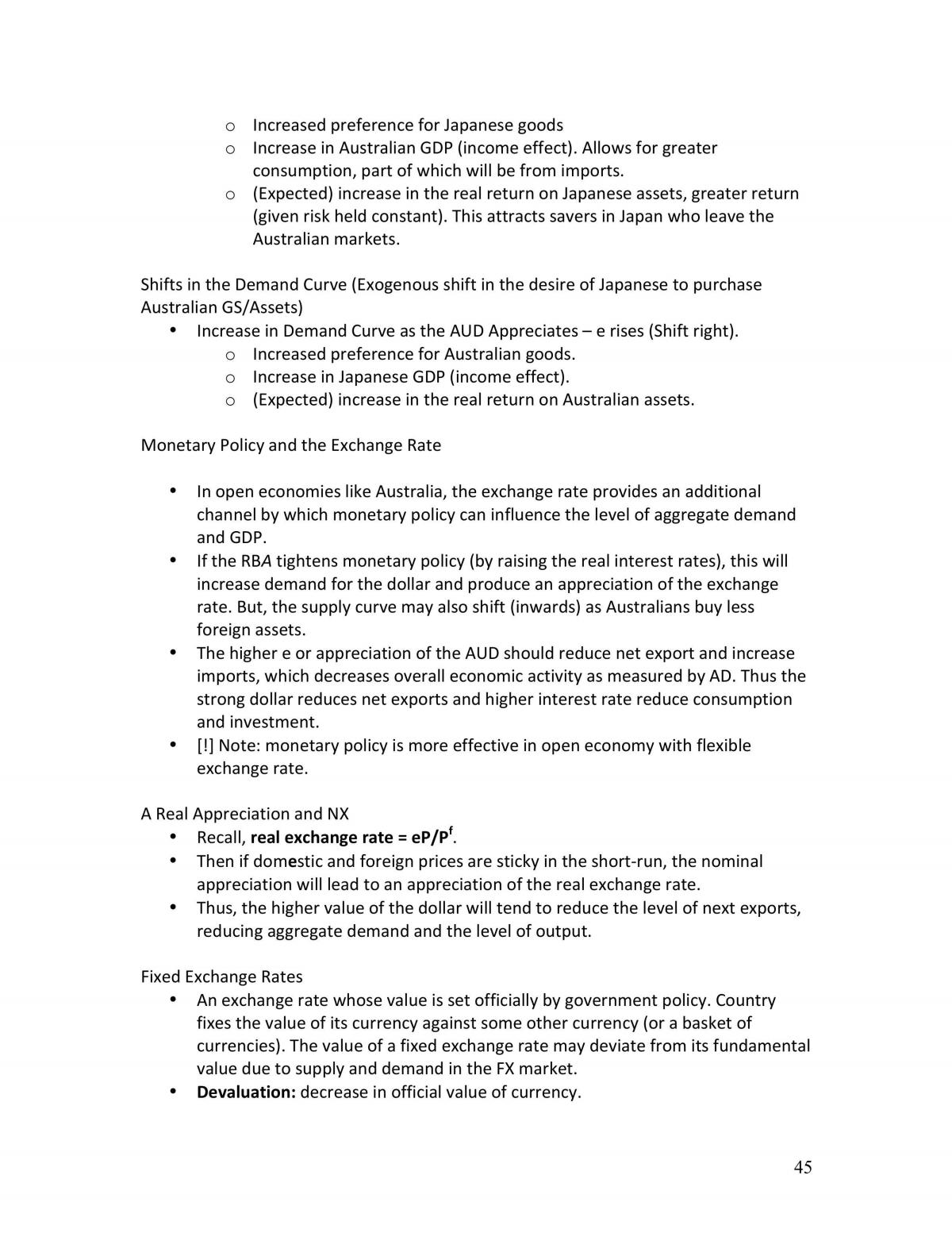 ECON1102 Complete Notes Semester 2 2012 - Page 45