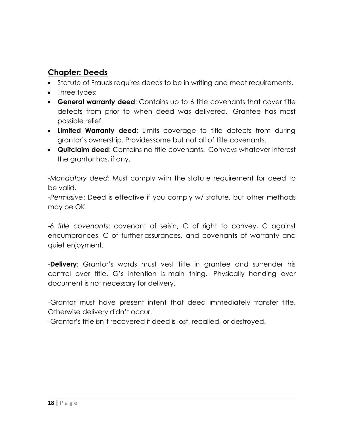 Property Law Notes - Page 18