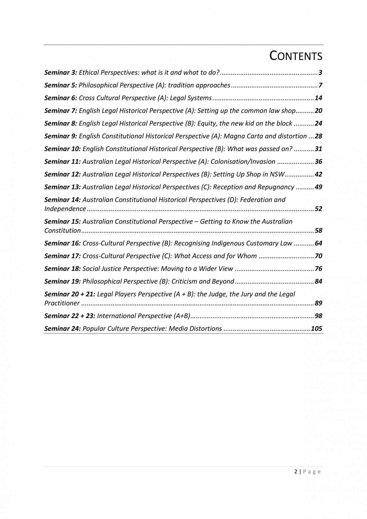 Notes for the class Perspectives on Law - Page 3