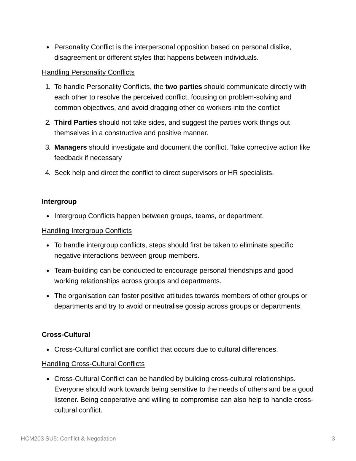 HRM203 Human Behaviour in Organisation Notes - Page 41