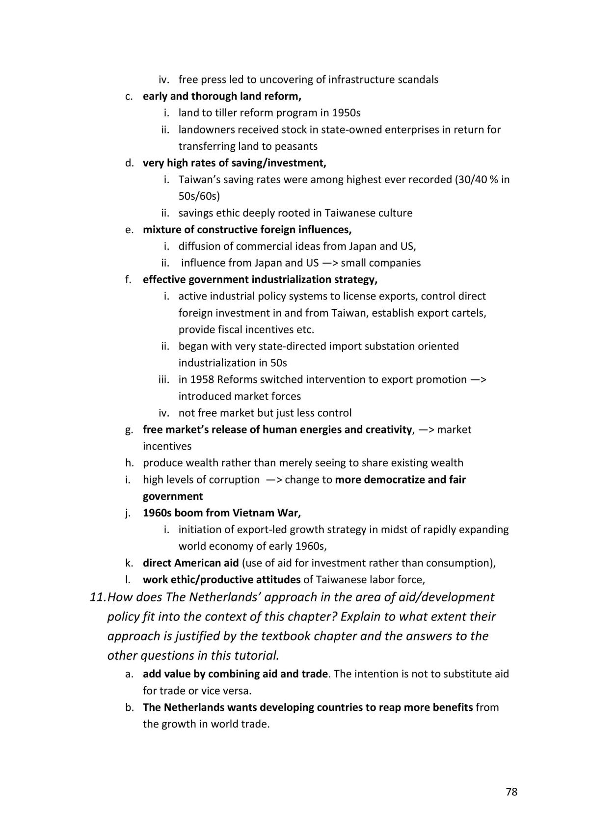 Economic Development - Study Guide - Page 78