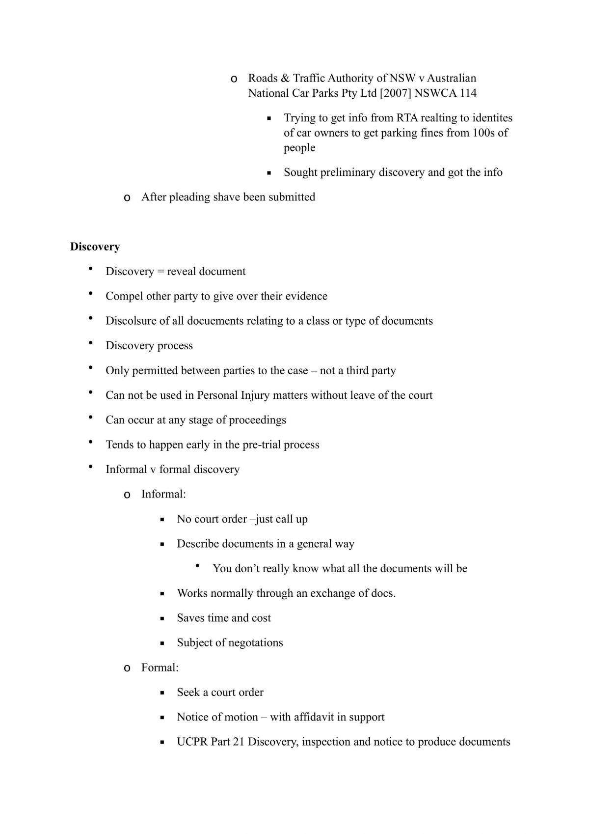 Litigation Test Notes - Page 25