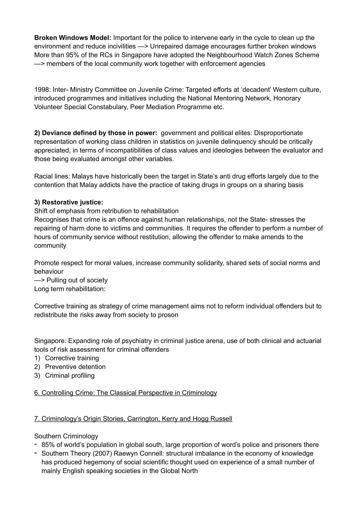 NUS SC2212 Sociology of Deviance Notes - Page 23