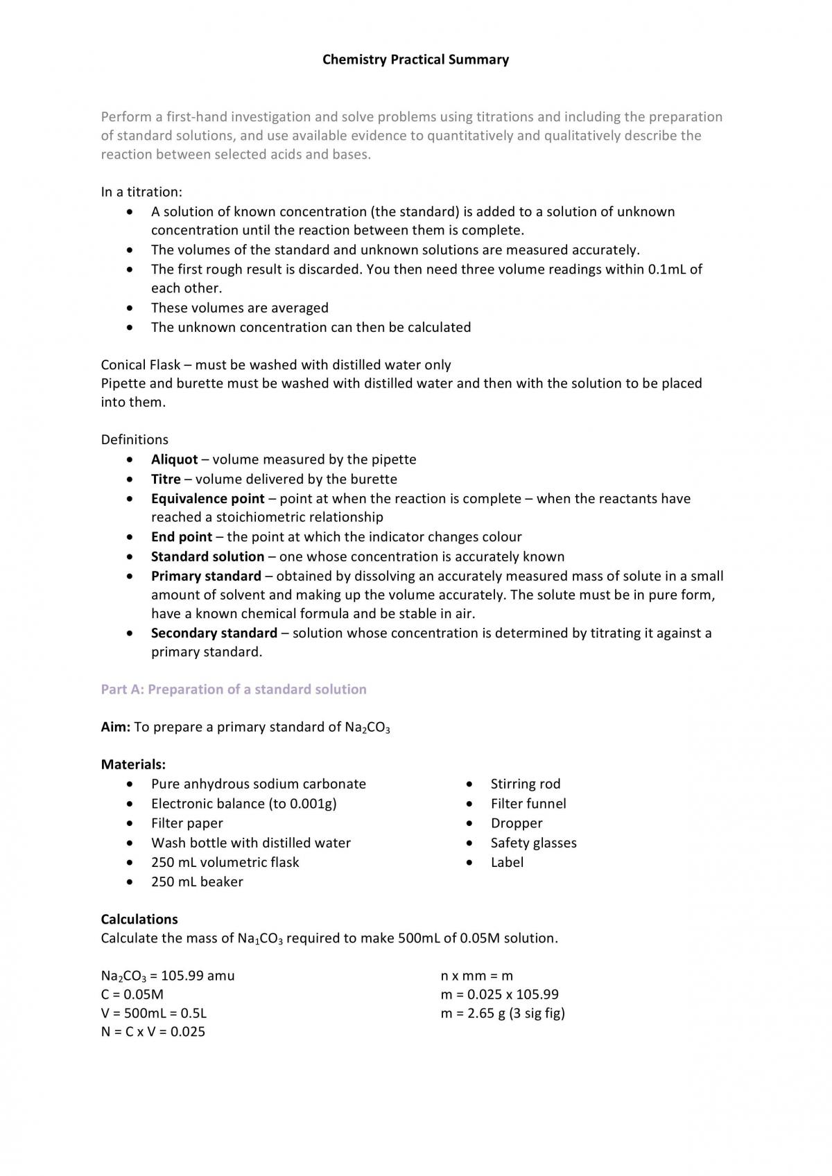 Practical Summary  - Page 19