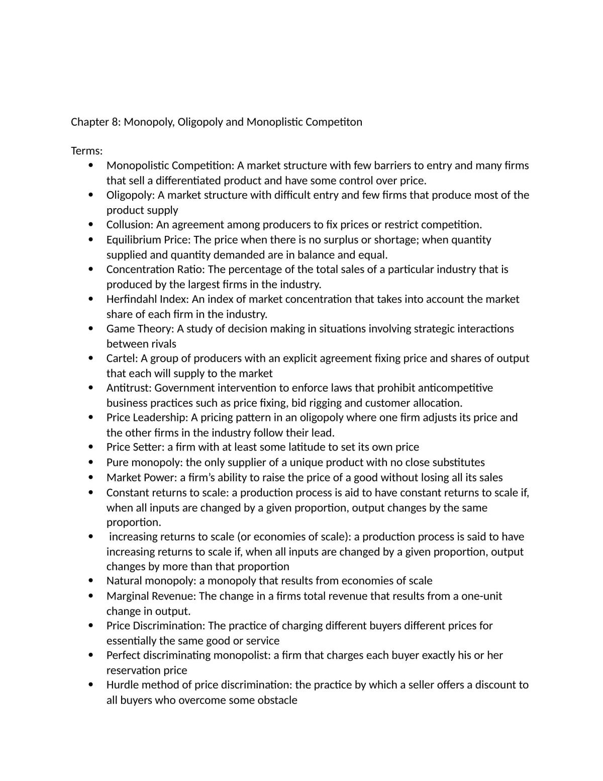 Microeconomics Full Notes - Page 30