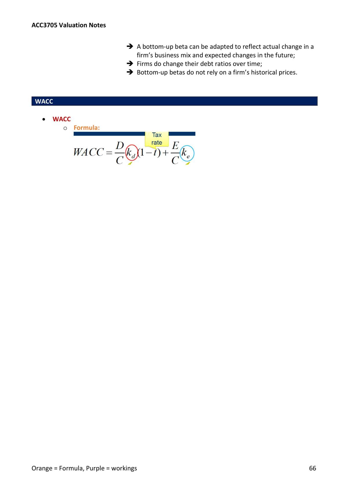 ACC3705 notes - Page 66