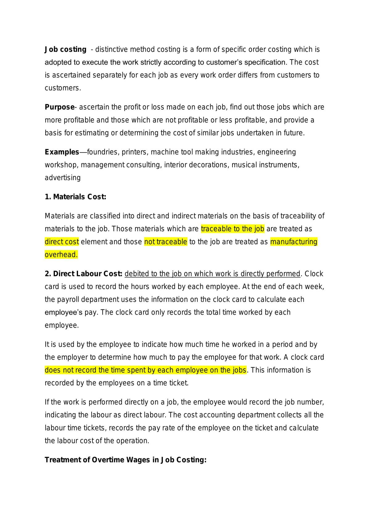 Cost Accounting Notes   - Page 3