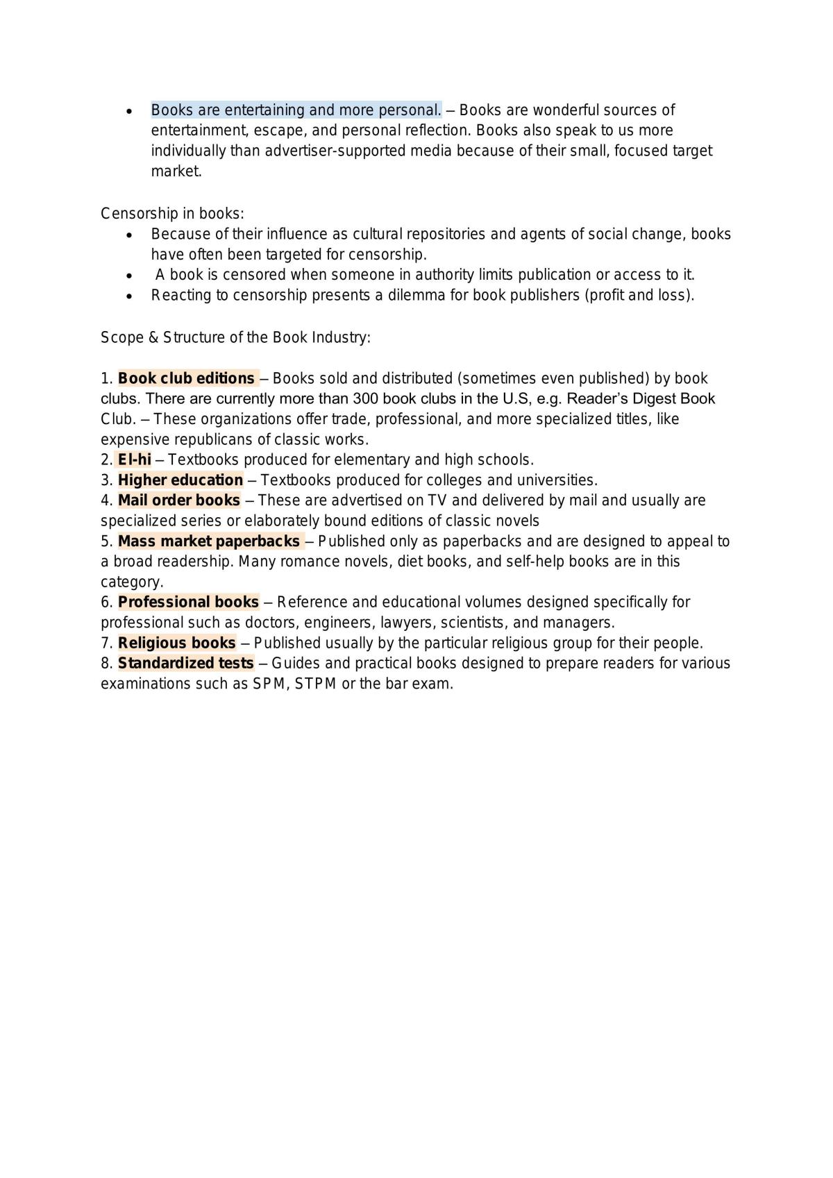 Introduction To Mass Communication Notes - Page 8
