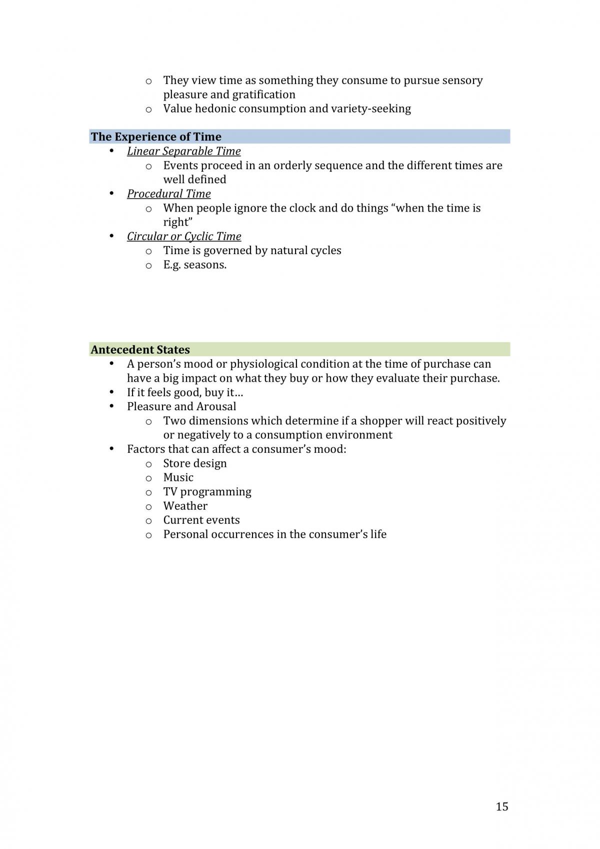 Buyer Behaviour and Analysis Study Notes - Page 15