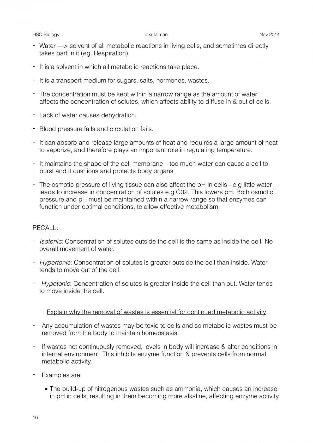 Maintaining a Balance - Detailed Notes - Page 16
