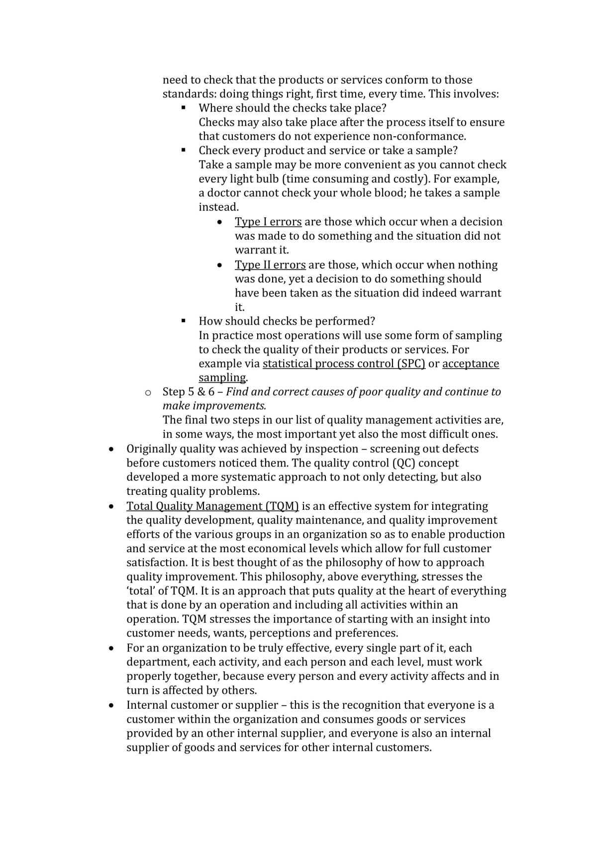 Operations Management - Exam Summary - Page 32