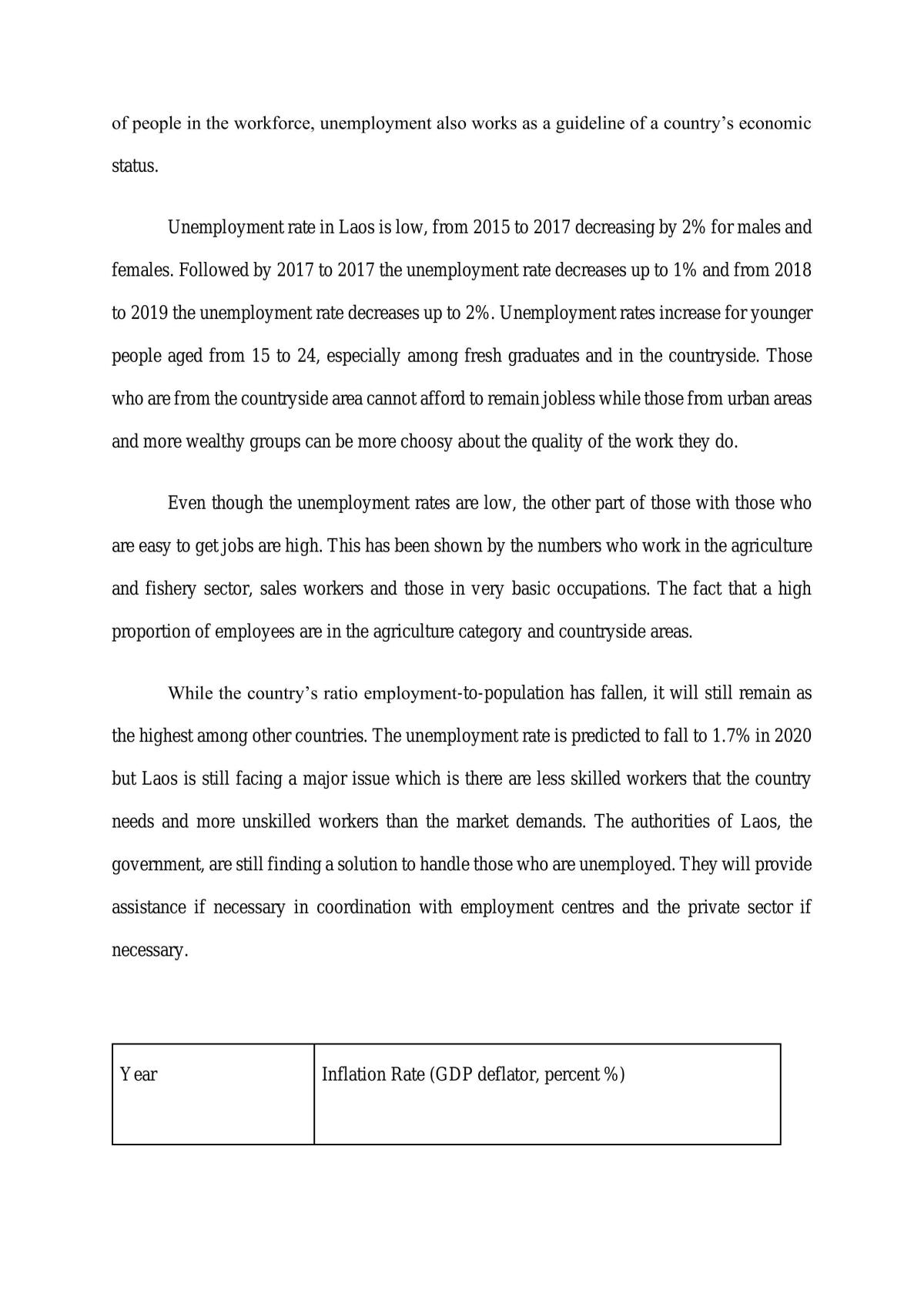 Macroeconomics: A Study on Laos - Page 10