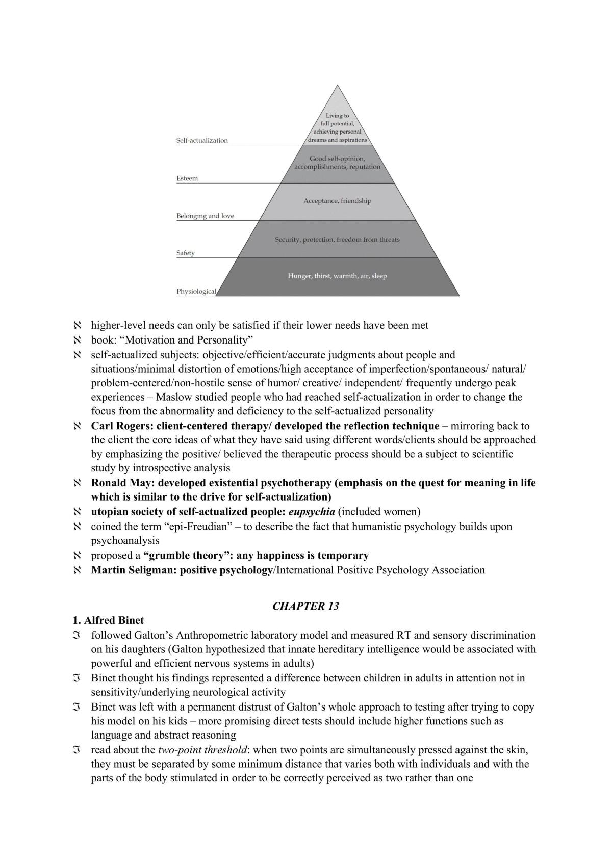 Personality and Individual Differences Summary - Page 40