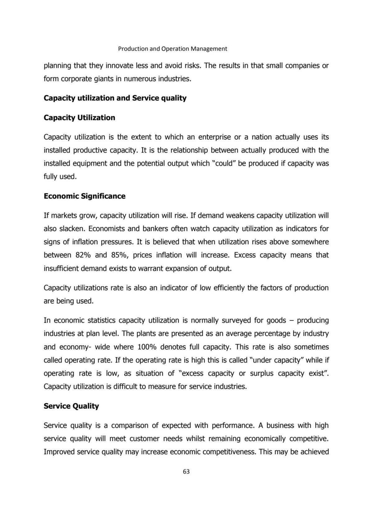 Production and Operations Management Notes - Page 63