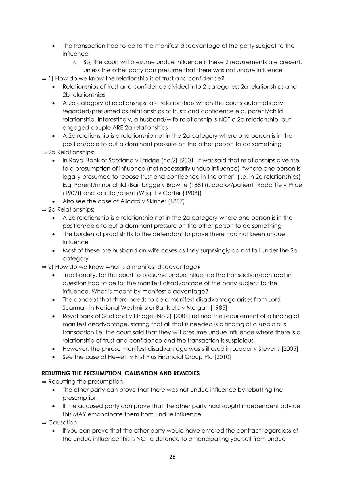 Contract Law Notes - Page 28