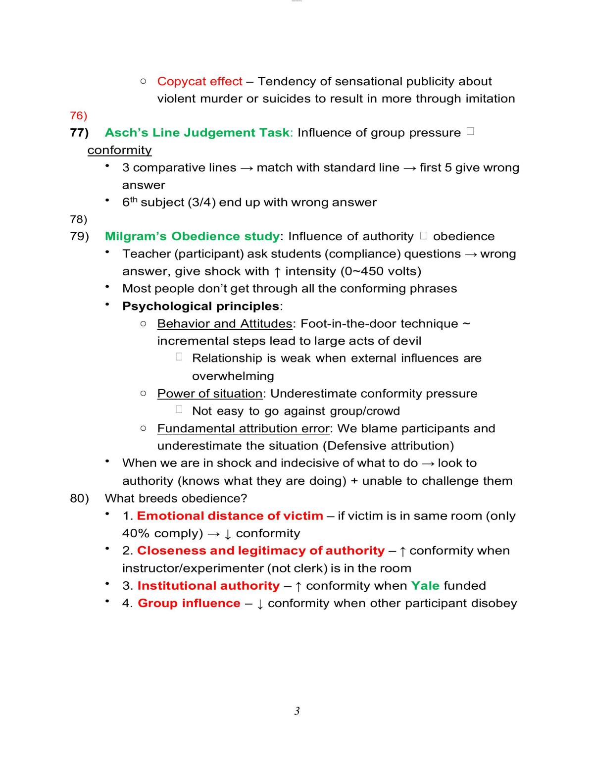 Introduction to Social Psychology Summary - Page 23