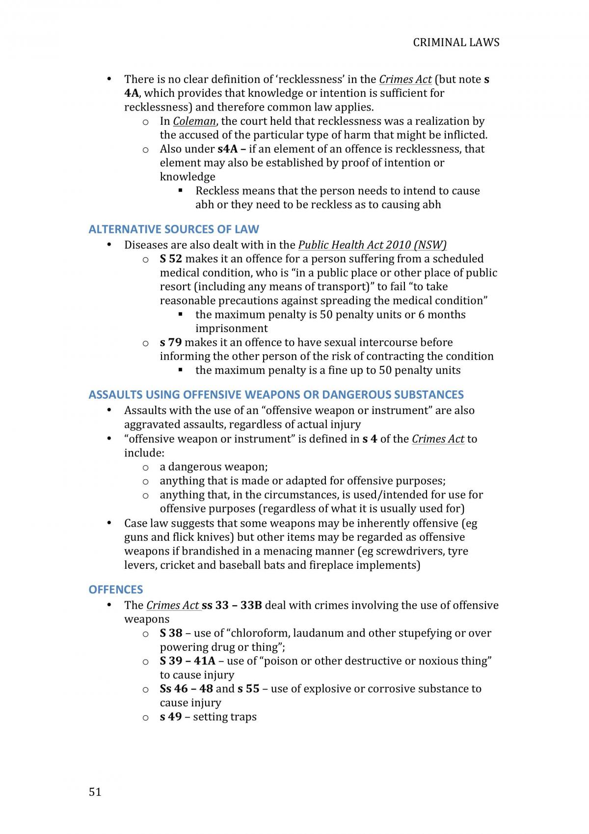 Criminal Law Study Notes - Page 51