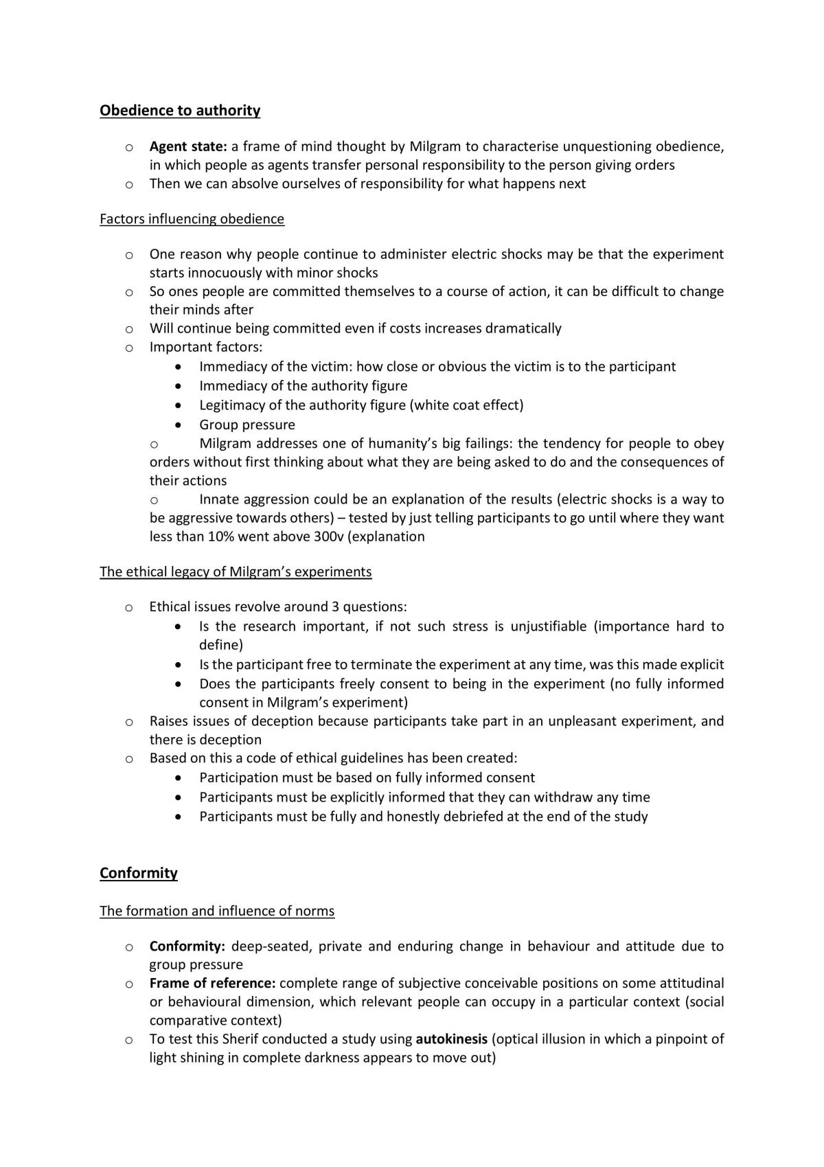 Social Cognition Summary - Page 27
