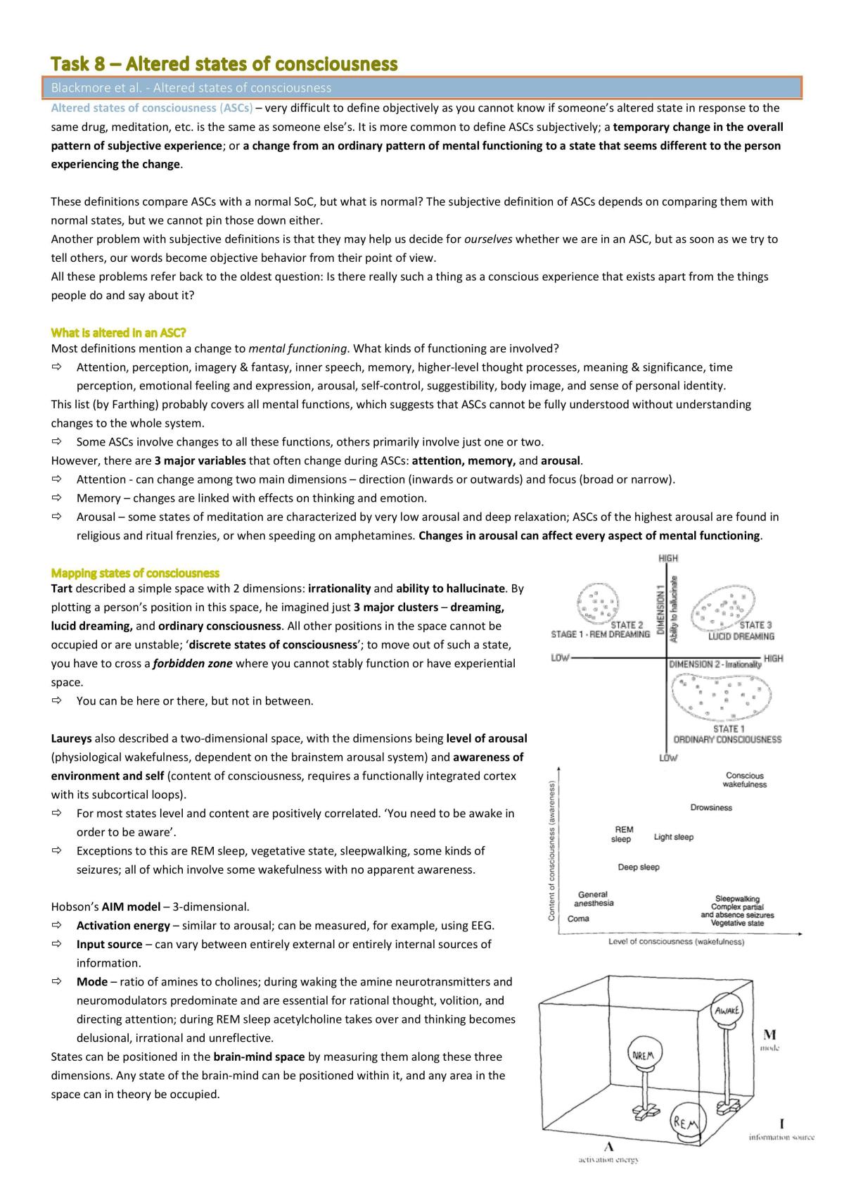 Self-Consciousness Summary - Page 50