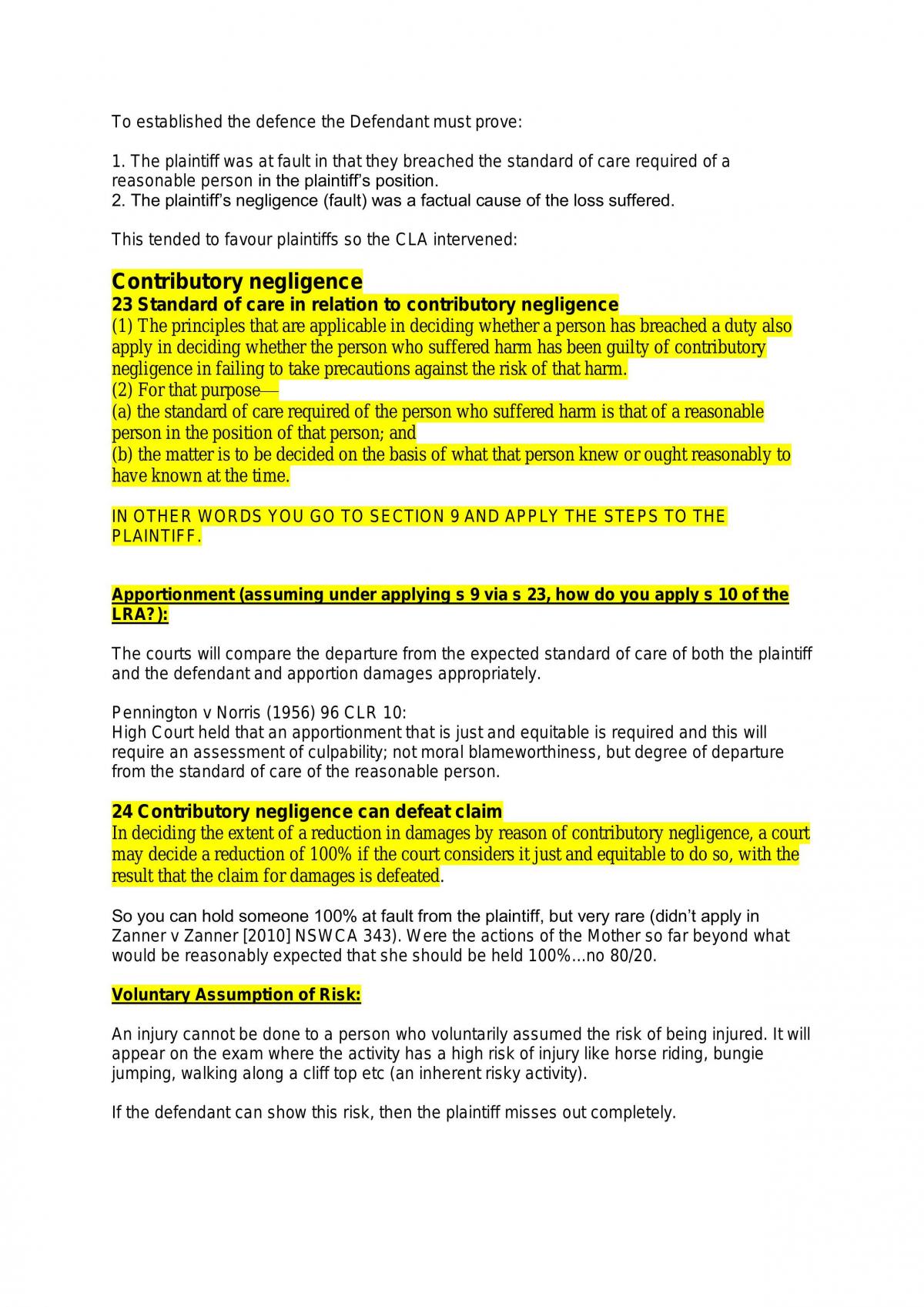 3003LAW - Final Exam Notes - Page 23