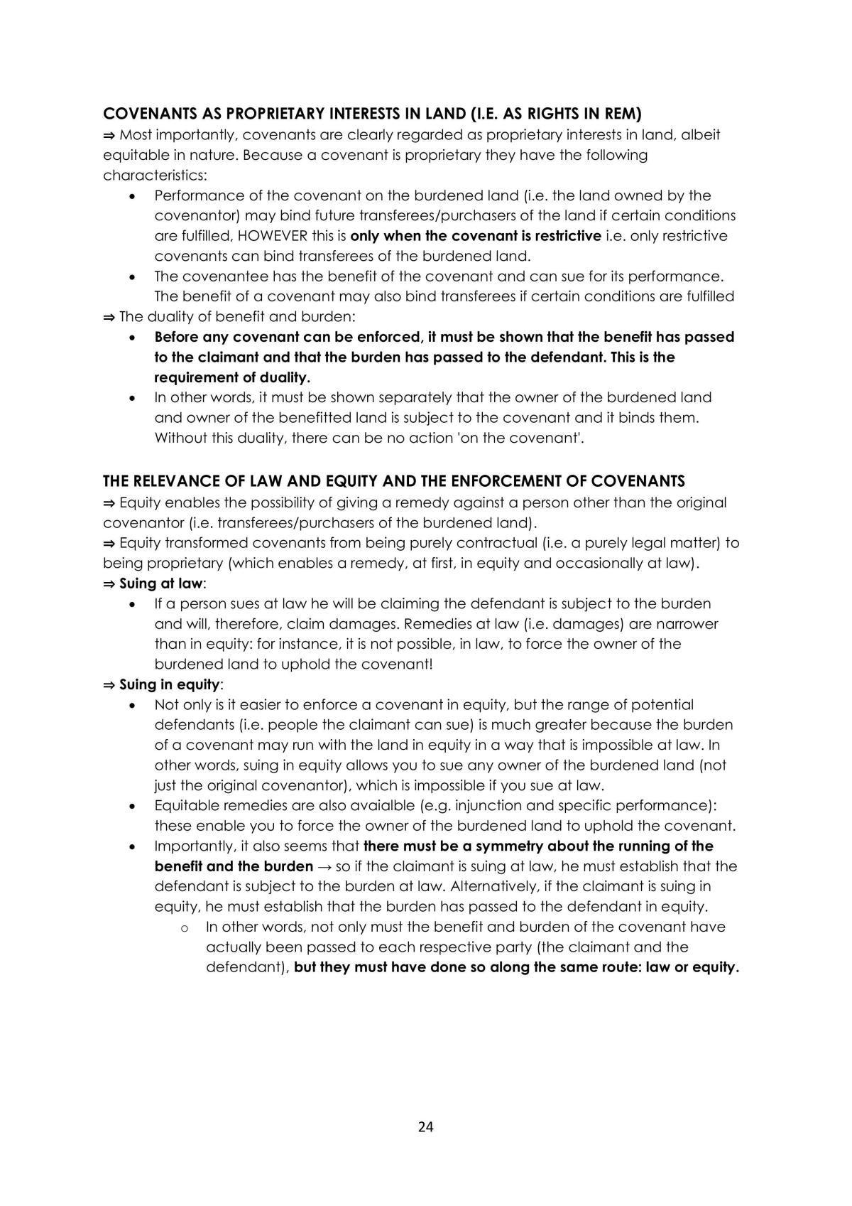 Land Law Study Notes - Page 24